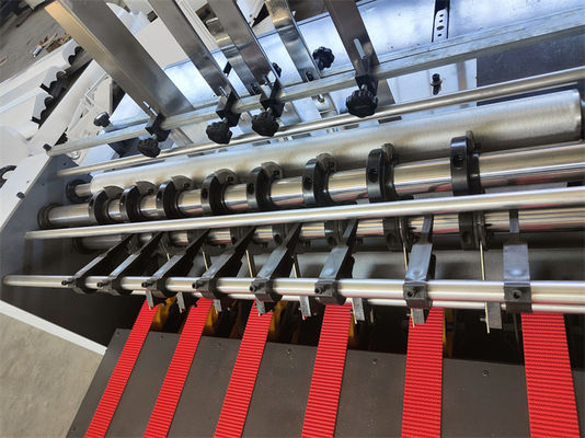 300×800mm カードボード加工 自動吸気フィッダー 波紋区画スロッター