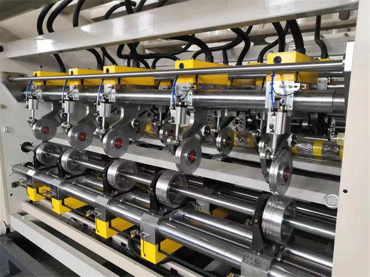 10KW 薄刃 NC スリッタースコアマシンとPLC制御ファーム生産ライン