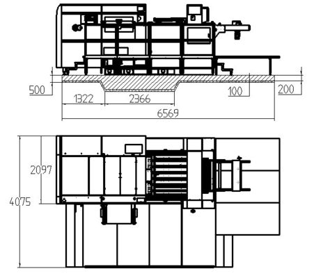 カードボード印刷 スロッティング マックス紙収集高さ1350mmのダイ切断機