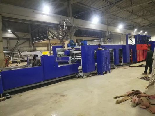 2500KG ヘベイリヘング 全自動オンラインフレックス印刷 オンラインフォルダ付 スロットリング ダイカット機 グルーバー バンドラー 機械