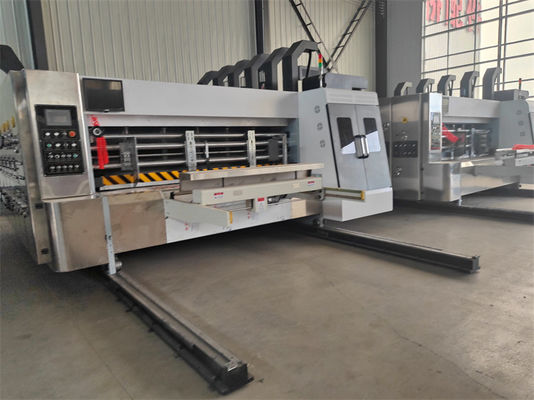 5500 KG オートマティック フレクソプリンター スロッター ダイ カッター インライン フォルダー 粘着機 波紋箱用 機 ケースメーカー