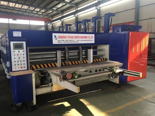 5500 KG オートマティック フレクソプリンター スロッター ダイ カッター インライン フォルダー 粘着機 波紋箱用 機 ケースメーカー