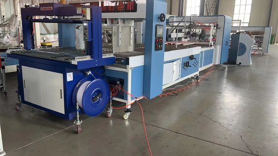 30-150mm ネイル距離範囲 波紋紙箱用の自動折りたたみ接着機