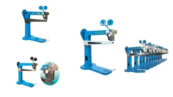 マニュアルダブルセルボックスの縫製機 13.5*2*2.5mサイズで波紋紙箱