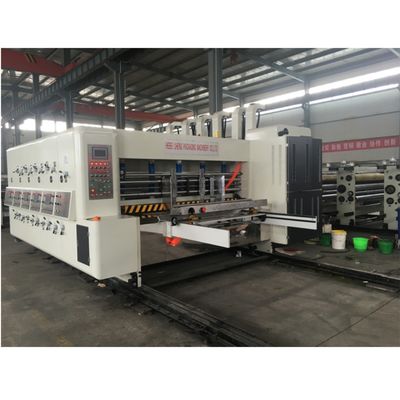 波紋紙印刷 6色フレックスプリント用スロットリングダイカット機