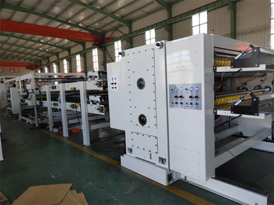 LIHENG 柔軟な紙箱生産のためのゴールド式指のない単面機