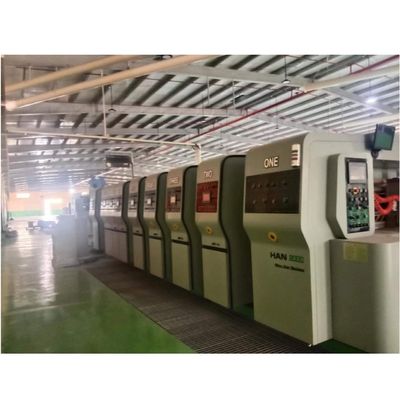 自動フレックスプリント スロッティング ダイエットカット 波紋紙箱製造機