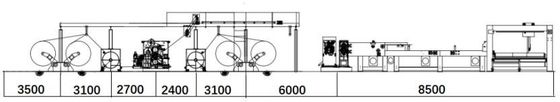 12.5KWのサーボメイン駆動モーター付きの単面波紋紙製機