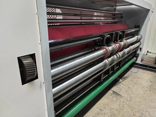 簡単に完成する自動波紋紙印刷 スロッティング・ダイ・カット・マシン