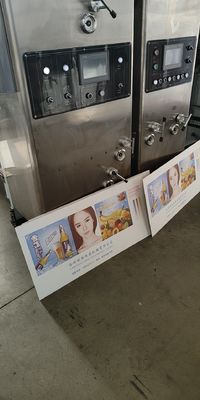 フレックスプリントとカットクラフト紙のサプライズ波紋紙印刷機