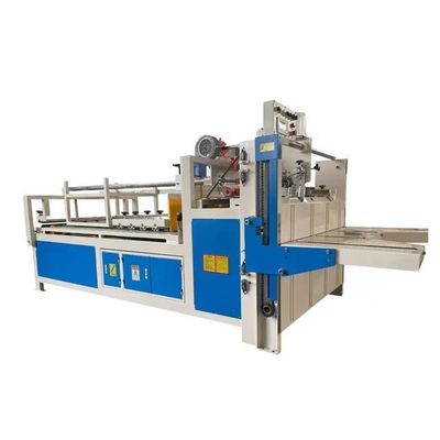 カートンボックス生産ラインのための調節速度モーター半自動フォルダー粘着機
