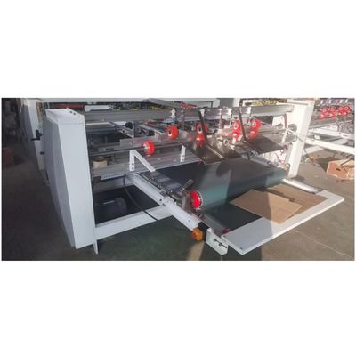 操作が簡単 半自動 紙製紙の2パーツ フォルダー粘着機