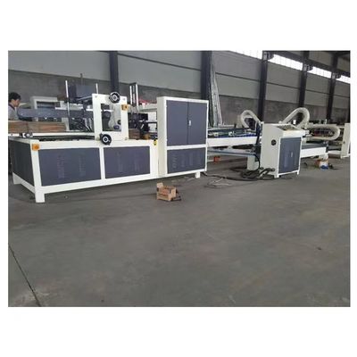 13000 KG 精密粘着のための電動駆動波紋紙箱フォルダー接着機