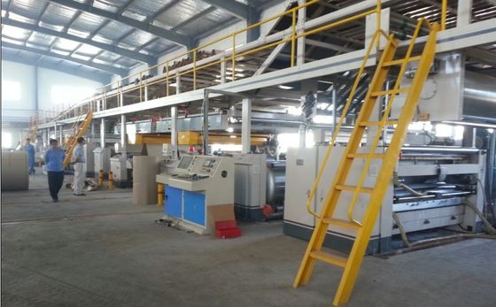 4500 KG 波紋紙箱 ローラー 2Ply 単面型製紙紙機