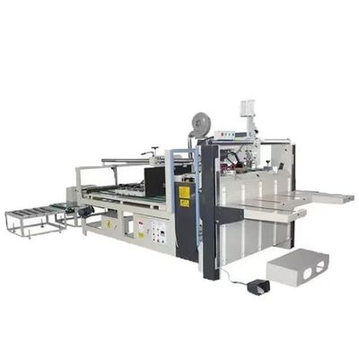 電動プラスチック包装材料 箱包装用の半自動フォルダーグルーヤーマシン