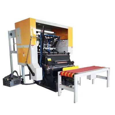 ユーザー定義 自動フィッダー フラットベッド 紙紙 切断 クラージング マシン 5.5kw