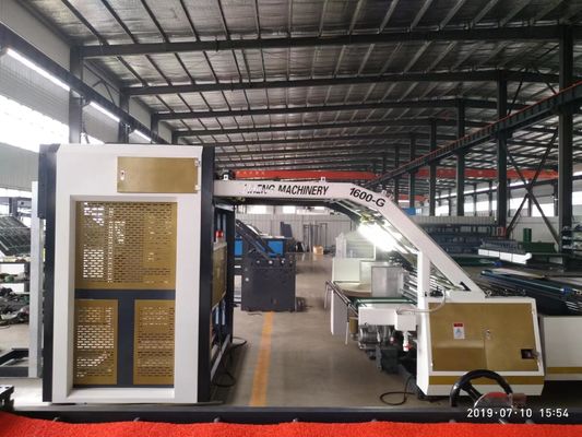 高速紙フルートラミネーター 紙箱製造機械 最大速度6000シート/h