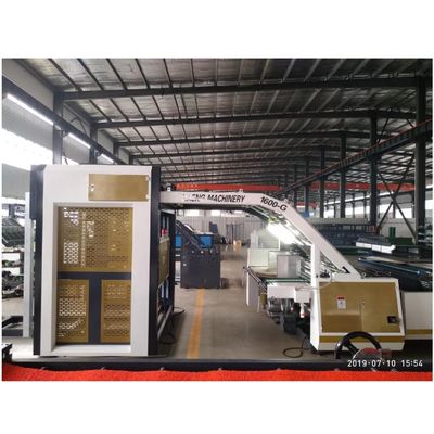 波紋紙紙工業用自動冷凝膠フルートラミネート機