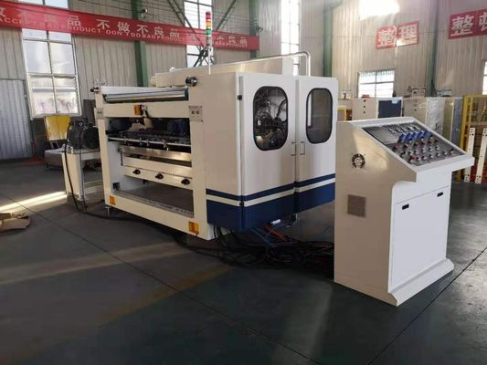 波紋型箱切断機 機能 単面 2層紙板生産ライン