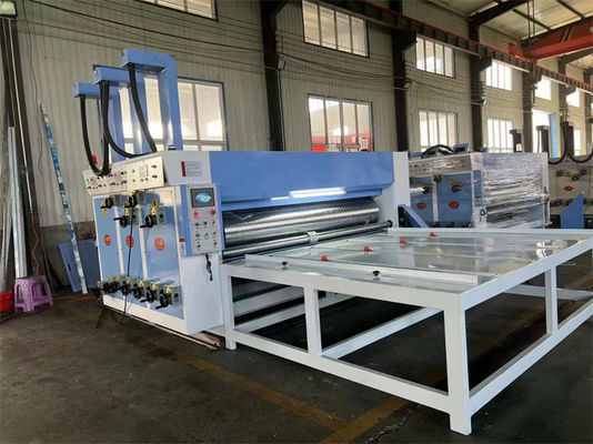 半自動印刷 スロッティング 2色波紋紙箱のためのダイ切断機