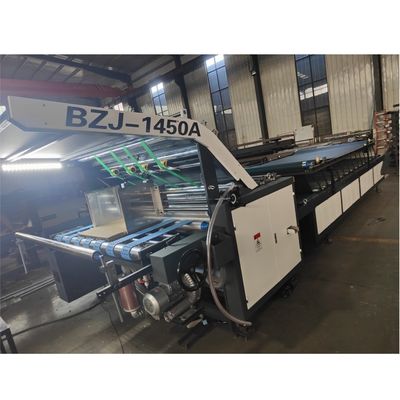 高生産性 半自動 カートン 単面 フルート 板 ラミネート 機械