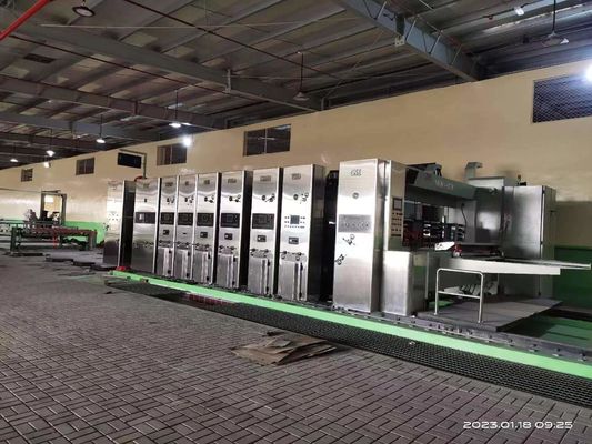 完全自動 波紋紙印刷 スロッティング 切断機 操作が簡単