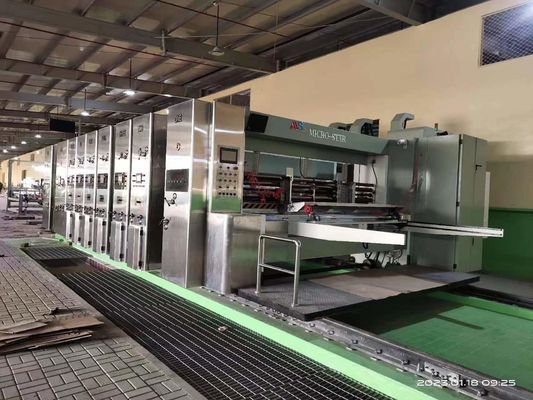 18000 KG 自動紙箱 紙形 印刷 スロッティング 切断箱 製造 機械
