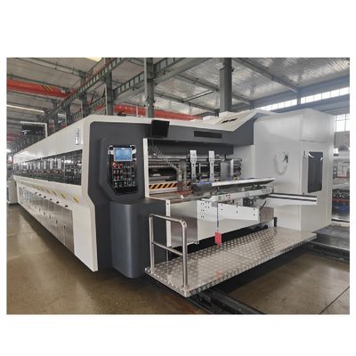 18000 KG 波紋紙箱製造機 フレックス紙箱印刷 スロッティング ダイカット 機械