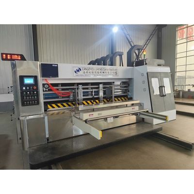 18000 KG 自動 フレックス印刷 スロッティング ダイ 切断 波紋紙箱 製造 機械