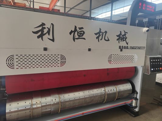 18000 KG 自動 フレックス印刷 スロッティング ダイ 切断 波紋紙箱 製造 機械