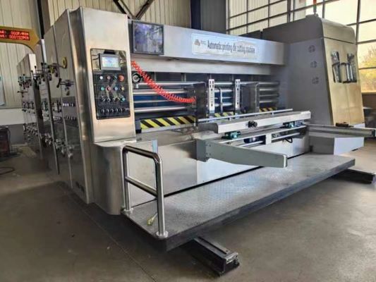 長い使用寿命 波紋板のための自動カートンピザ紙箱製造機械
