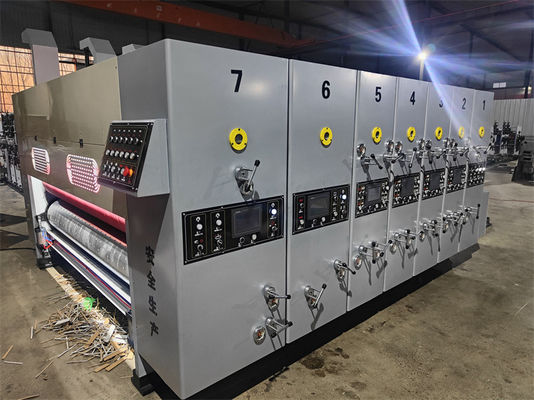 220V カートンボックス パッキング 波紋紙 ローータリー ダイ 切断 機 フレクソ 印刷 ピザ 箱 機