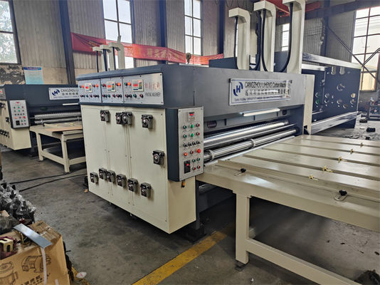AC380V 半自動 2色フレクソプリンター ダイカッター フレクソグラフィック印刷機 1700 KG