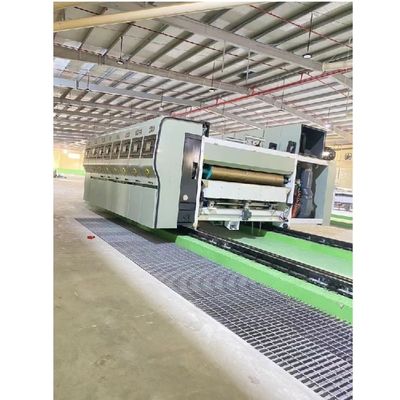 380V 高速波紋紙箱 水墨印刷 スロッティング 切断機 2 3 4 5 6 カラー フレックス印刷機