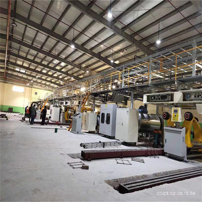 5500 KG 2 層の瓦?? 紙製造ライン 建材店用