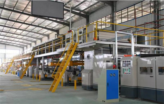 4500 KG 電圧 220v 5 Ply 完全自動 波紋紙箱 製造 機械 OEM